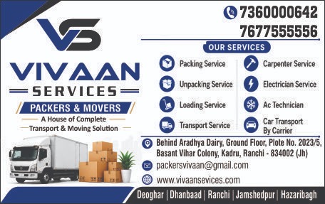 Professional Packers and Movers Service by Vivaan Services